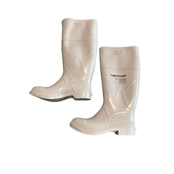 Dunlop Protective Footwear Steel Toe With  Steel Shank Rubber Boot Sz M 8/ W 10 - Picture 2 of 9